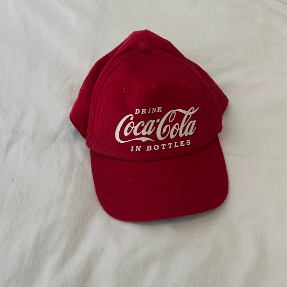 Coca-Cola suede red hat